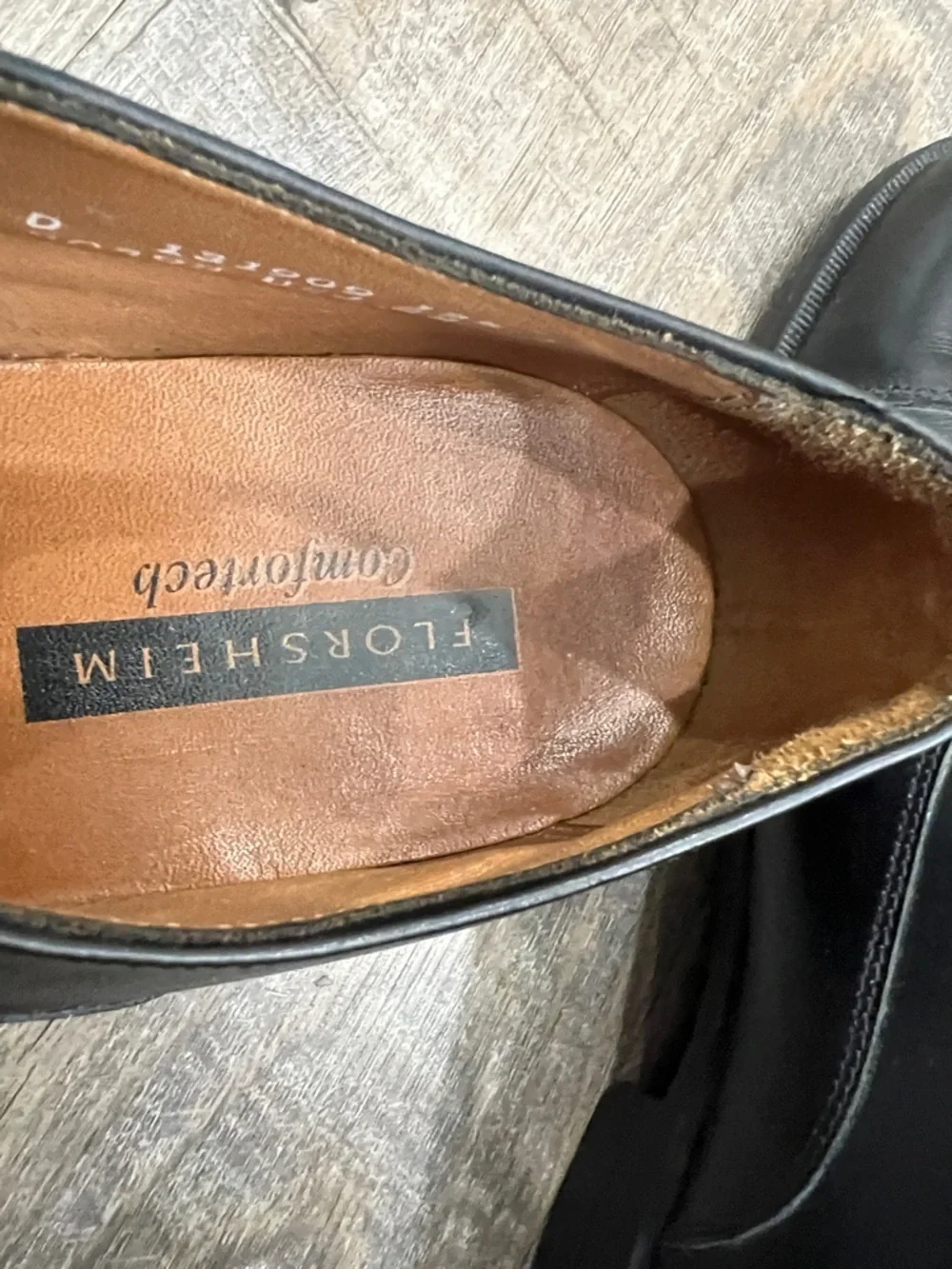 Florsheim Black Cap-Toe Oxford Shoes